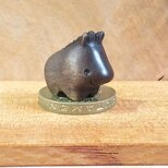 ツゲ 午 干支 根付