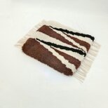 ノッティングの椅子敷 11茶/Lサイズの画像
