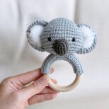 おもちゃ コアラ ガラガラ ラトル 0歳 男の子 女の子 編みぐるみ 出産祝い あかちゃん ギフト プレゼント