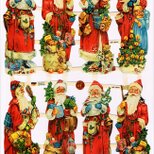 ドイツ製クロモス  8人のサンタ ラメなし　DA-CH072（Made in Germany)