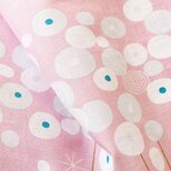 祝い文手拭い「ののはな（パープル）」　作者：国分チエミ