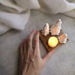 【5点セット販売】アロマストーン ■ 小さなクリスマスツリー 立体 フィンランドの森