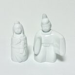 白磁の雛人形のペア