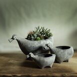 黒ひつじ/(大)　植木鉢