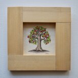 「りんごの木」簡易額つき　原画の画像