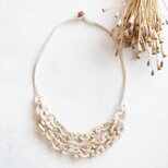 首飾り – 波 – 手紡ぎ