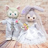 ジェラトーニ＆ステラ・ルー コスチューム ウエディングドレス＆タキシード No.8 改良版 本体無 Sサイズ用 送料無料の画像