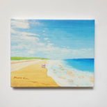 『More fun』 キャンバス プリント 海 空 風景画 絵 絵画 風水 水彩画 アート パネル 海の絵の画像