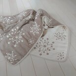 北欧柄ふんわりやわらか6重ガーゼのブランケット *71x110cm*の画像