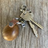 十年使って欲しい！天然木で作った、全てが一点物のキーホルダー＆キーチャーム※名入れ無料