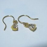 k18YG*ダイヤモンドのプチッとピアス
