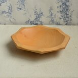 トチの八角深皿Ｗ