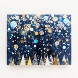 雪の森F0号　アクリル原画