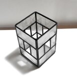 昭和期のガラス戸風筆立てB