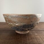 黒釉&灰志野　茶碗　中(middle)