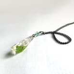 Botanical jewelry 舞鶴草のネックレスの画像