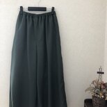 リヨセルの上品きれいめワイドパンツ【受注生産】の画像