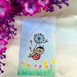 消しゴムはんこ「てんとう虫・綿毛」3個の画像
