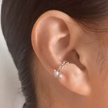 Utoka ☆ silver　蔓と双子ちゃん  イヤーカフ  b