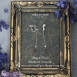 Line Amethyst -ライン・アメジスト-｜ピアス｜イヤリング｜耳飾り｜オウカノモリ/ouka no mori