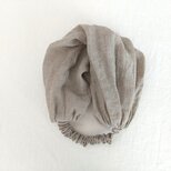 リネンのターバン...キナリ...薄手の画像