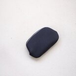 玉なしがま口コインケース/黒の画像