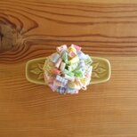 裂き布のお花　コサージュ　15