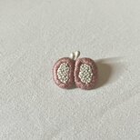 ちょうちょのブローチ　ももいろ