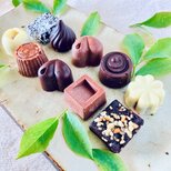 オーガニックチョコ100％使用ビター＆ホワイト＆ミルク＆生チョコセット＜10個入り＞