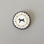 monolog 小さな犬のブローチ　BLACK