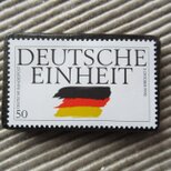 ドイツ　切手ブローチ9505の画像