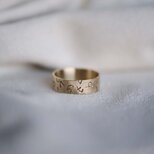 真鍮リング letter