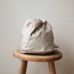 hineri 帽 / off whiteの画像