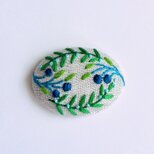 草花の刺繍ブローチ・botanical#261の画像