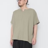 父の日のプレゼントに 6/14まで送料無料　Oton shirts /  khakiの画像