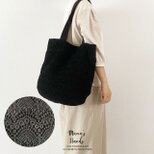 ⭐️4点限定⭐️ おしゃれな ナチュラル 黒 ブラック レース (中) 軽い トートバック フォーマル 冠婚葬祭の画像