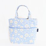 リネン舞う小花のお出掛けバック