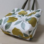 イギリスコットン刺繡シンプルトートバックの画像