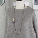 vintage purple necklaceの画像