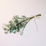 ユーカリのインテリアスワッグ｜ガラスのような艶と透明感のあるディップフラワーの造花