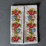 ハンガリー　シオーアガールドの刺繍　ポケットティッシュケースNo.1