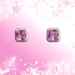 ☆送料無料☆ＣＺスクエアビジューピアス