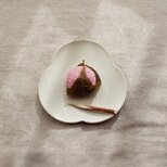 三つ輪の皿　白の画像