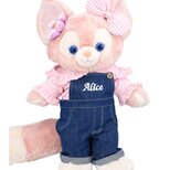 リーナベル 服 着せ替え コスチューム オーバーオール＆パーカー ピンク 本体無 Mサイズ用 送料無料の画像