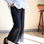 ストレッチデニムの♦ガウチョパンツ♦　児島デニム　