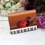 定期入れ/パス入れ/名刺入れ  カードケース 【奏（guitar）】（名入れ可）の画像