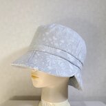 魅せる帽子☆【New Design!!】 ダブルブリムのリバーシブルクロッシュ～オフホワイトのコピーの画像