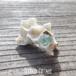 To the Calm Sea　 海の贈り物☆アクアマリン原石のブローチの画像