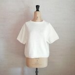 【再再販♡】冷感素材＆通気性◎コットン100％ギマ加工　ラグランポンチョプルオーバー（24112）オフホワイトの画像