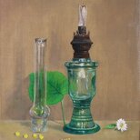 アクリル「春を灯す」